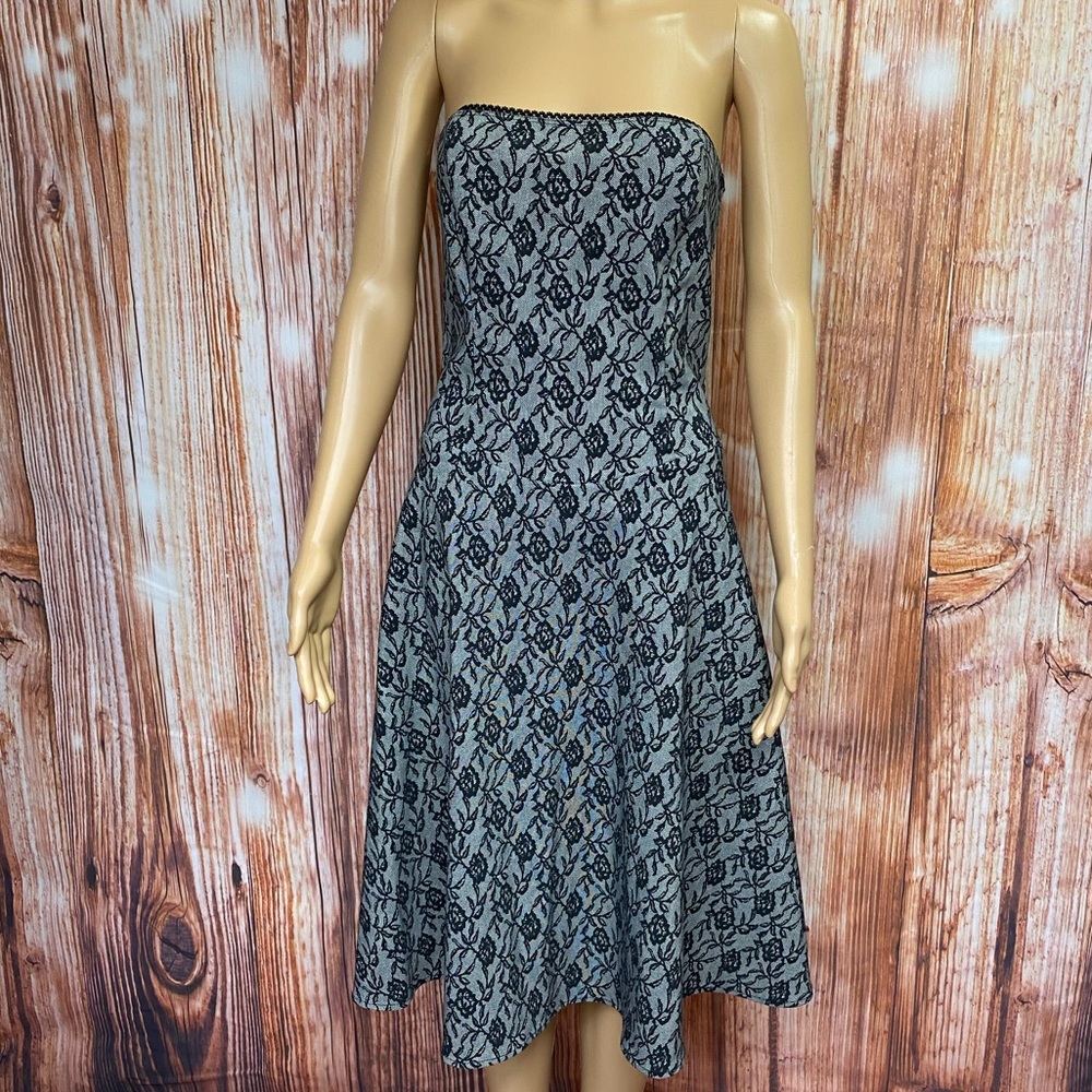 Charlotte Russe Illusion Lace Sleeveless‎ Dress